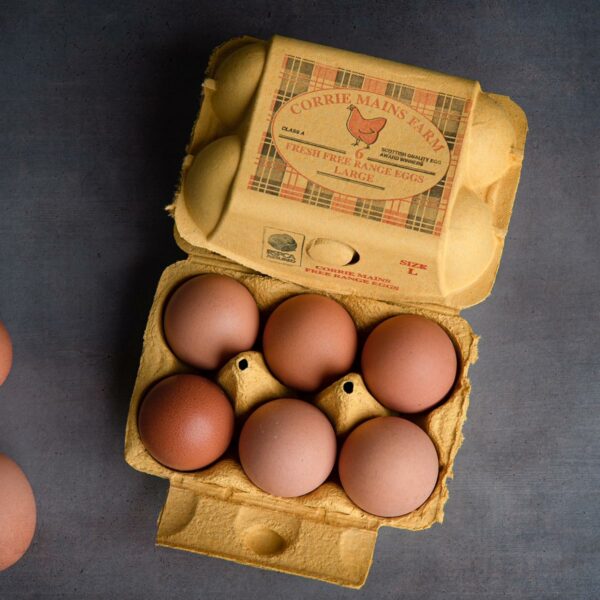 Local Produce Including Corrie Mains Farm Fresh Free Range Eggs Delivered with What's Fresh
