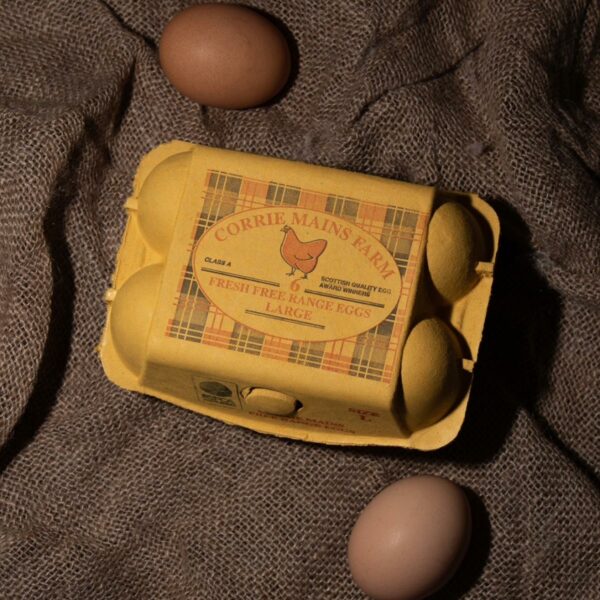 Local Produce Including Corrie Mains Farm Fresh Free Range Eggs Delivered with